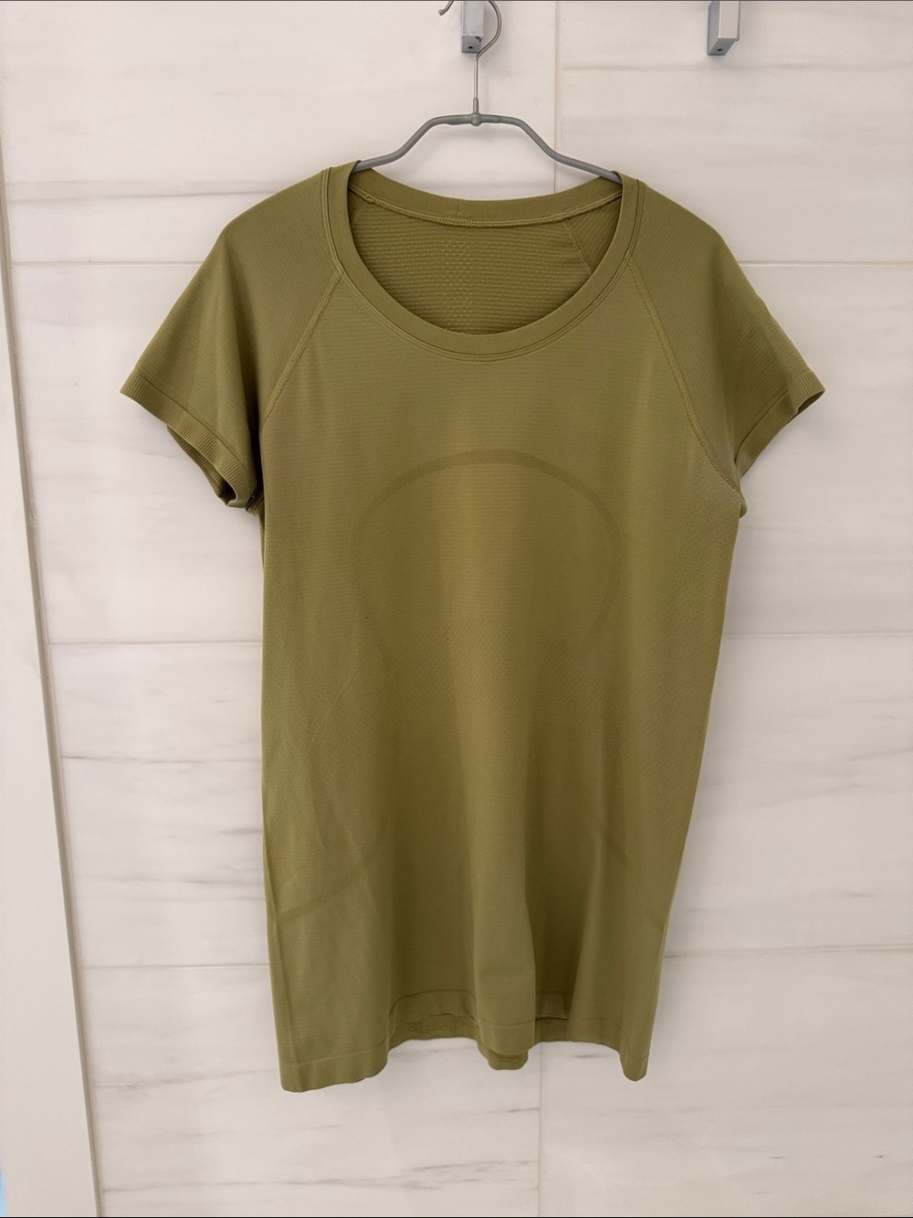 Lululemon Swiftly Tech Short Sleeve Top in Bronze Green